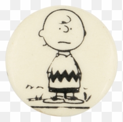 Charlie Brown Black And White Busy Beaver Button Museum - Charles Schulz Peanuts Black And White Png,Charlie Brown Png