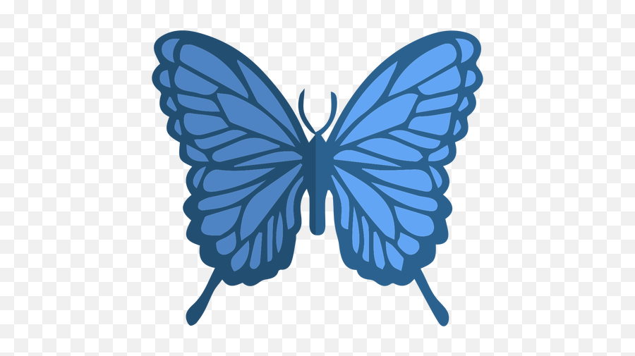Blue Butterfly Flat - Transparent Png U0026 Svg Vector File Silhouette Design Store Butterfly,Butterfly Transparent Png