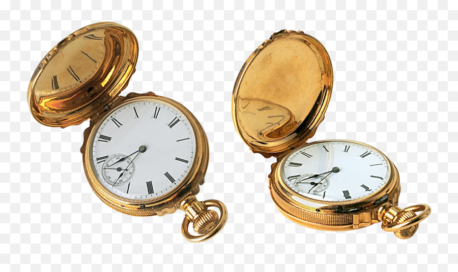 Clock Pocket Watch Gold - Pocket Clock With Transparent Background Png,Gold Clock Png
