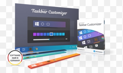 Ashampoo Taskbar Customizer - Horizontal Png,Windows 7 How To Place Language Icon On Taskbar