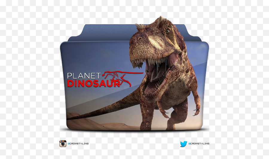 Folder Icons - Planet Dinosaur Folder Icon Png,Close Folder Icon