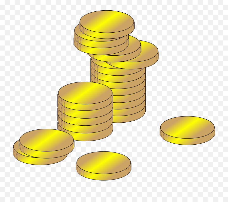 Blank Gold Coin Png - Coins Money Clip Art,Money Clip Art Png