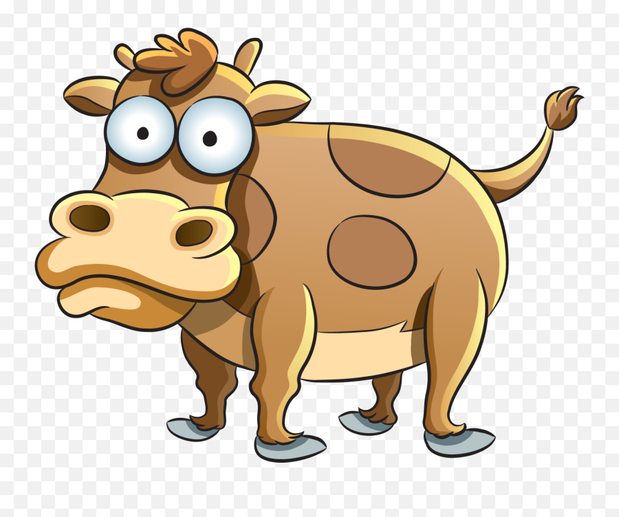 Vaca 2 Colorida Sem Fundo Em Png - Cute Cow Image Drawing,Vaca Png