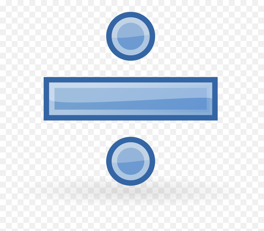 Emblem - Math Division Symbol Png,Divide Icon