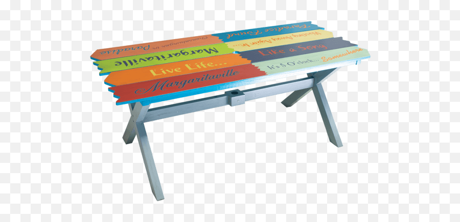 Margaritaville Wood Picnic Table Southern Most Point - Outdoor Furniture Png,Picnic Set Icon Png