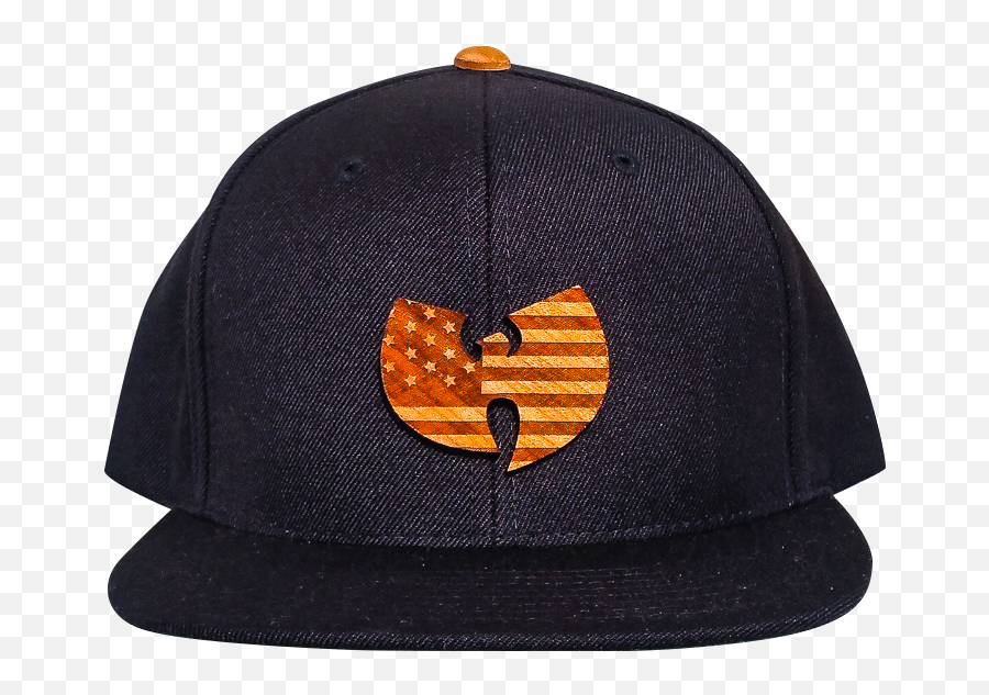 Black Wu - Tang Snapback Hat U2013 Wood Brim Hats Baseball Cap Png,Wu Tang Png