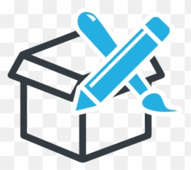 Custom Box Packaging With Logo Austin Tx - Paint Brush Icon Png