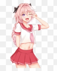 Astolfo Rider Of Black - Transparent Gif png