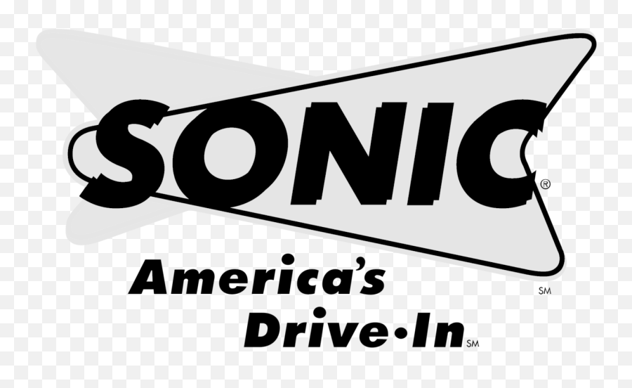 Sonic Logo Black And White U2013 Brands Logos - Sonic Logo Black And White Png,Sonic Icon Png