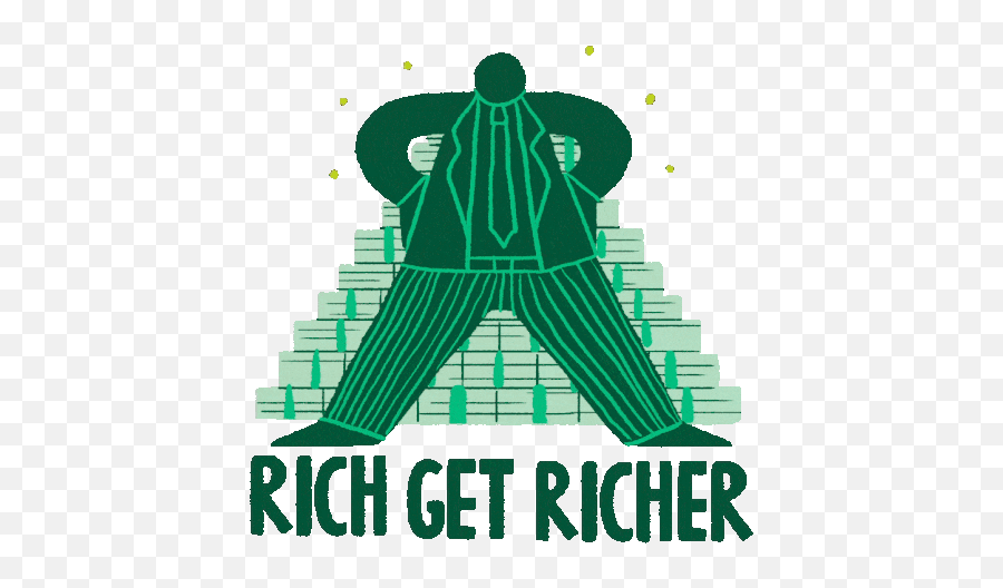 Rich Get Richer Economy Sticker - Rich Get Richer Economy Rich And Poor Gif Png,Why King Of The Hill Is An Icon