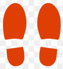 Soylent Red Shoes Footprints Icon - Free soylent Footprint Icon png