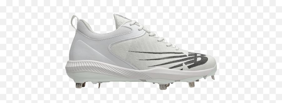New Balance 4040 V6 Low Metal - Menu0027s Metal Cleats Shoes White New Balance Baseball Cleats 4040v6 Png,Adidas Energy Boost Icon