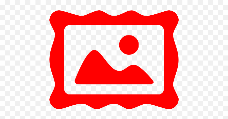Red Picture Icon - Free Red Picture Icons Gallery Icon Red Png,Image Gallery Icon Png