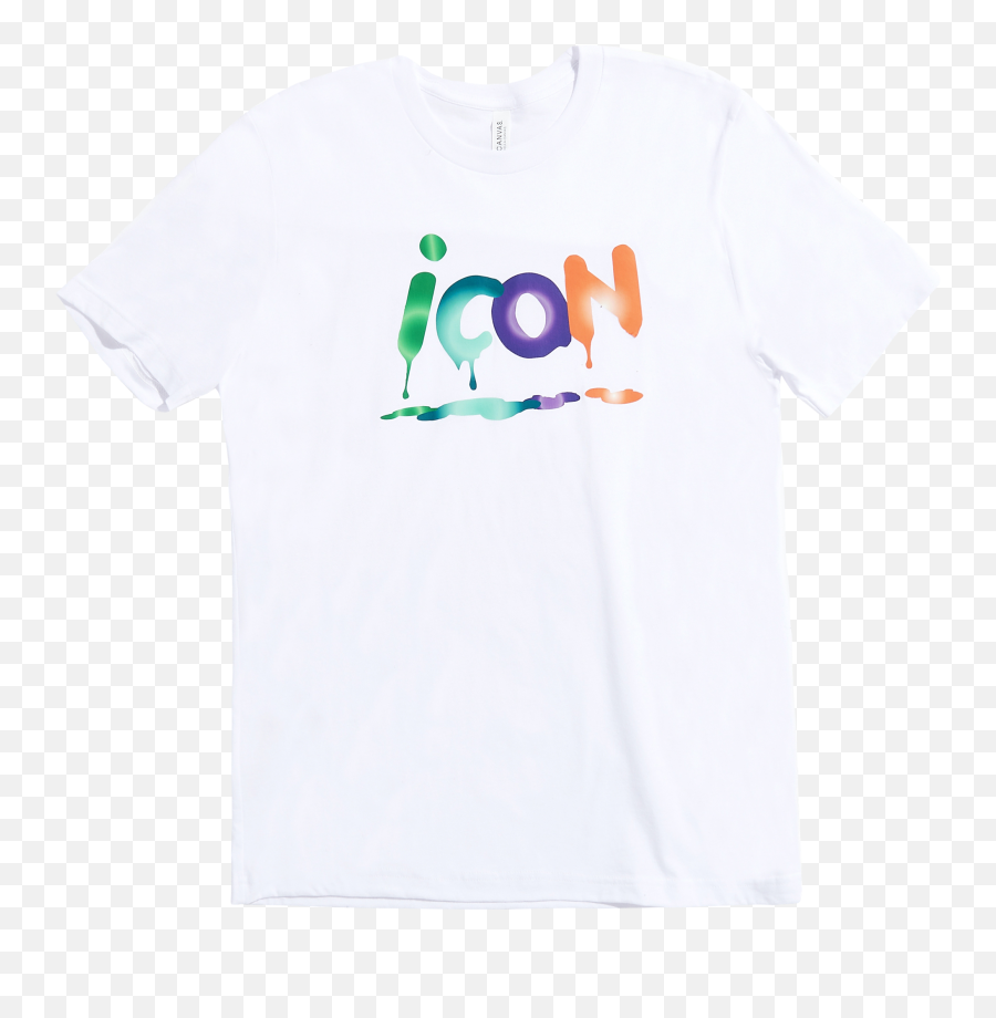 Icon The Collection Mens Brand T - Shirt In Whitemulti Modesens Short Sleeve Png,Icon Collect