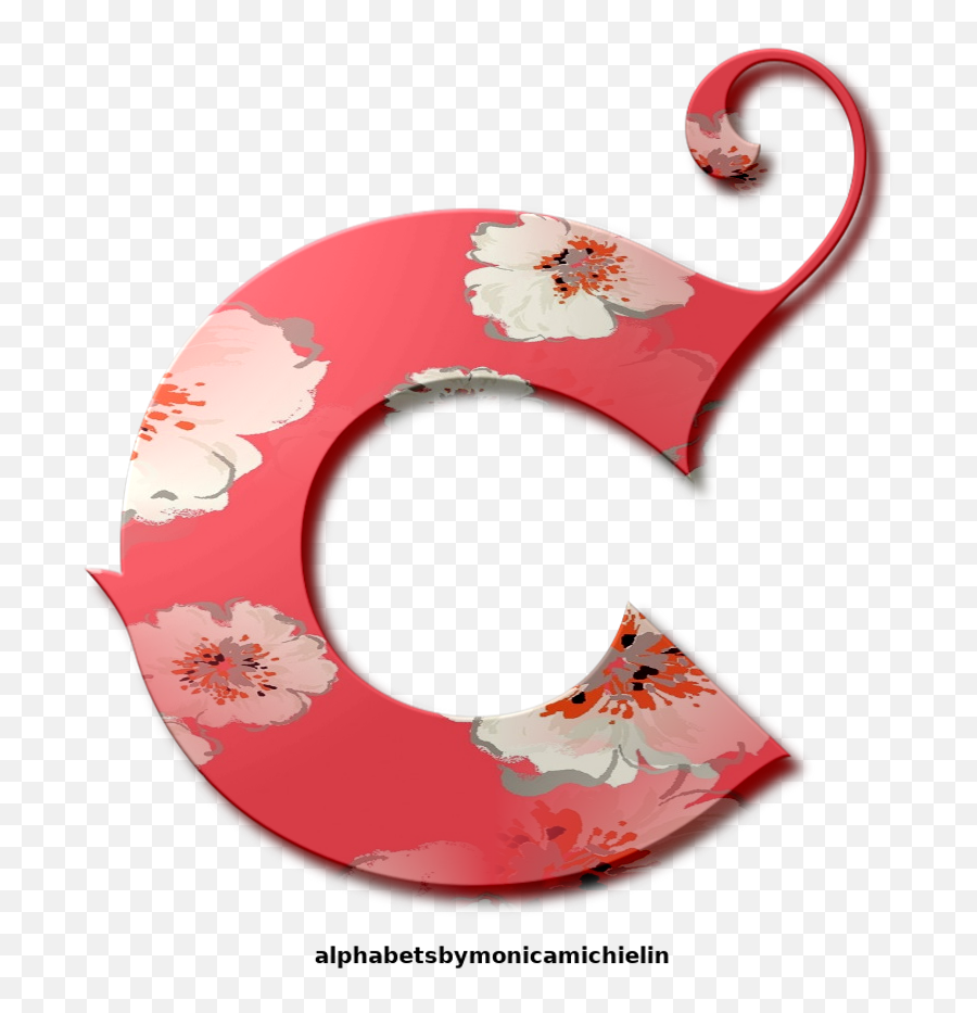 Monica Michielin Alphabets Pink Magnolia Alphabet Agreloy - Decorative Png,Coffee Icon Magnolia