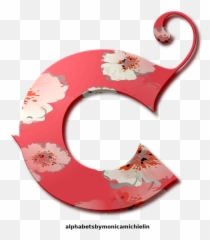 Monica Michielin Alphabets Pink Magnolia Alphabet Agreloy - Decorative png