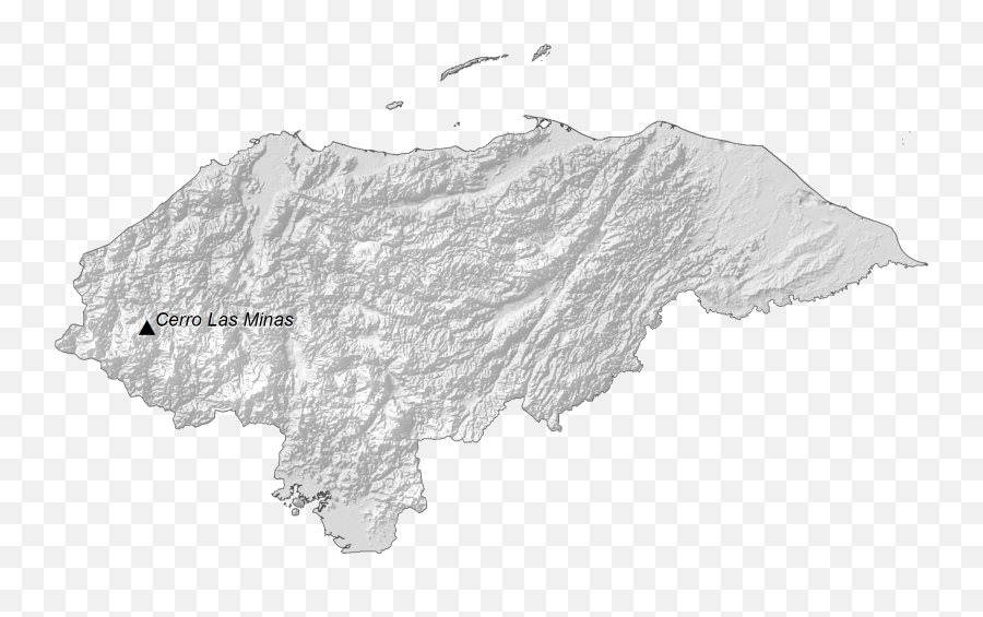 Map Of Honduras - Gis Geography Language Png,Mountain Map Icon