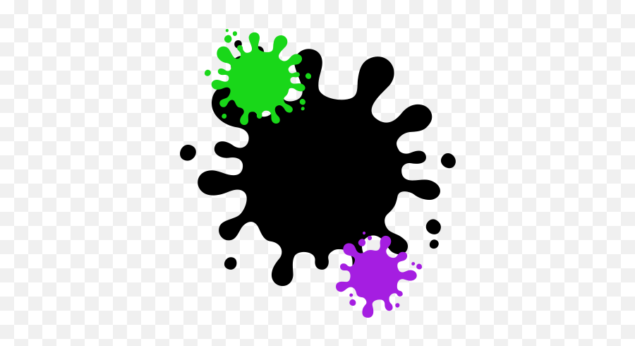 Download Hd Compatible With All Splatoon Amiibo - Splatoon Splatoon Ink Splats Png,Ink Splat Png