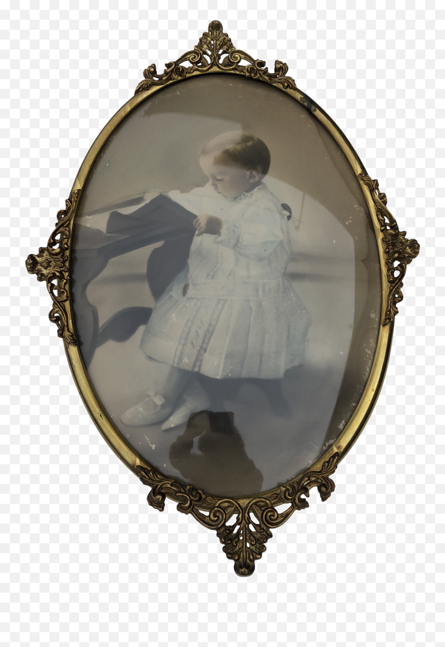 Victorian Time Design Photo Frame Picture Vintage - Vintage Oval Picture Frames Png,Victorian Frame Png