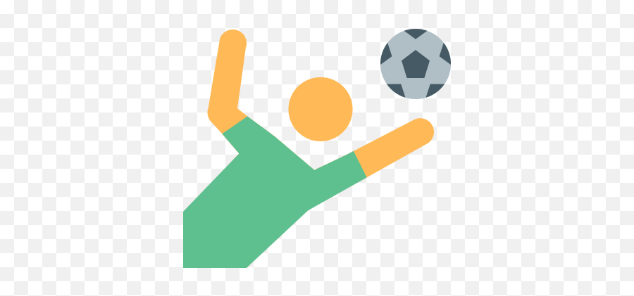 Goalkeeper Icon In Color Style - For Soccer Png,Icon Bola