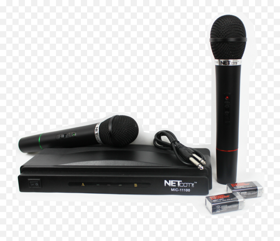 Mic - 11100 Vhf Dual Wireless Microphone System U2013 Kobe Trading Inalambricomicrofono Png,Microfono Png
