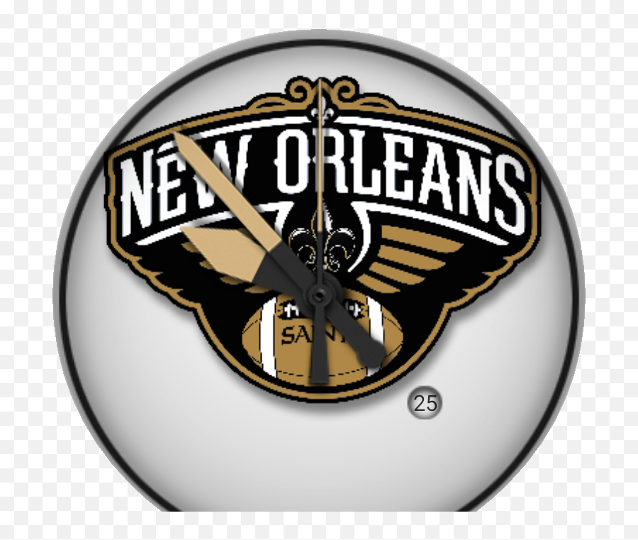 Pelicans Logo Png - Saints Pelican Logo Watch Face Preview New Orleans Pelicans,Saints Logo Png