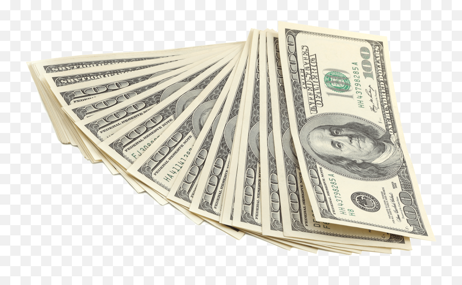 Dollar Bills Transparent Background - 100 Dollar Bill Png,Hundred Dollar Bill Png