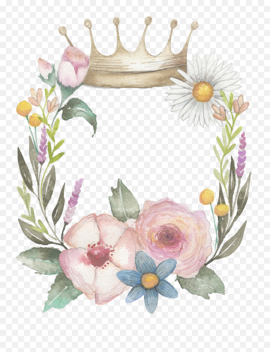 Flowers U2014 Wildblumen Ink Png Flower Wreath