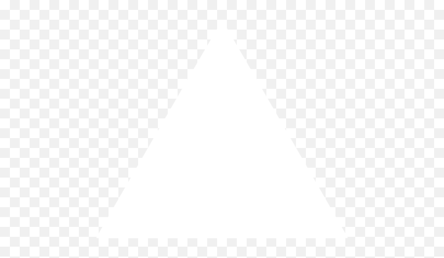White Triangle Icon - Transparent White Triangle Png,Triangle Png Transparent