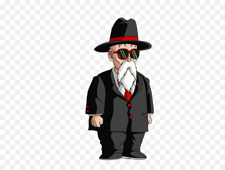 Master Roshi In Tux - Master Roshi Hat Png,Master Roshi Png