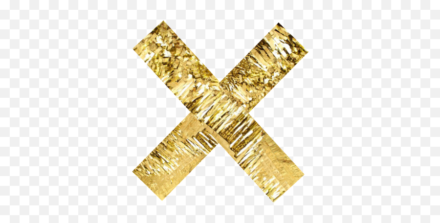 Golden X - Gold Png,Gold Divider Png