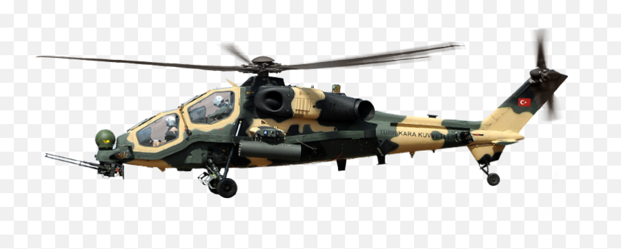 Army Helicopter Png Transparent Free Images Only - Tai Agustawestland T129b Atak,Turkey Png