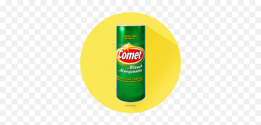 Comet Bleach Powder Wwwcometcleanercom - Green Cleaning Powder Png,Bleach Transparent Background