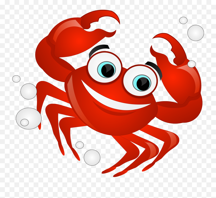 Crab Png - Transparent Cartoon Crab Png,Crab Transparent