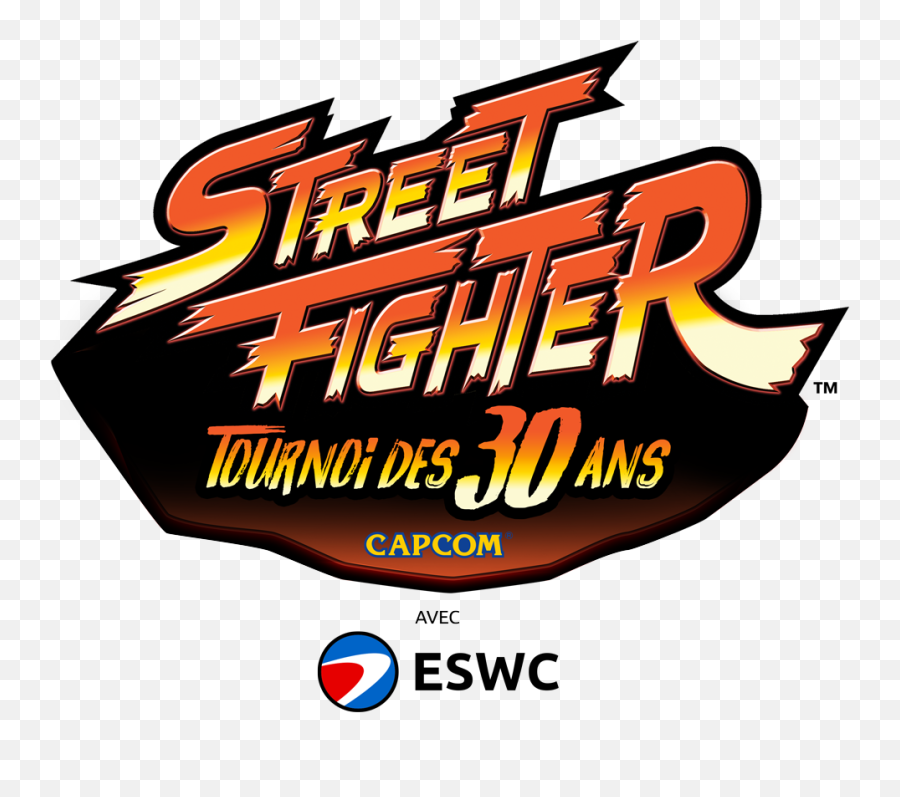 Street Fighter Tournoi 30ans Eswc - Street Fighter Anniversary Collection Png,Street Fighter Logo Png