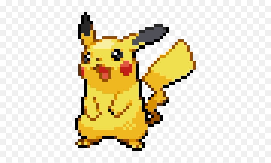 Link - Pikachu Pixel Art Png,Pokemon Pikachu Png