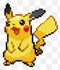Link - Pikachu Pixel Art Png,Pokemon Pikachu Png