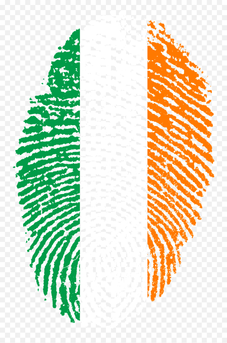 Ireland Flag Png - Ireland Flag Fingerprint Country Png Huella Digital Peru,Finger Print Png