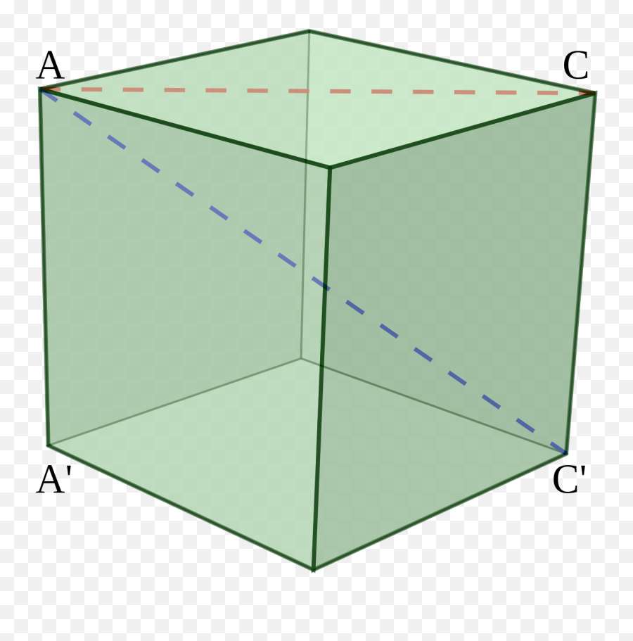 Diagonal - Wikipedia Cube Space Diagonal Png,Diagonal Line Png