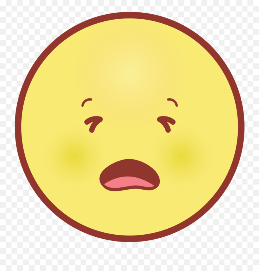 Free Emoji Face Circle Sad Png With - Circle,Sad Mouth Png