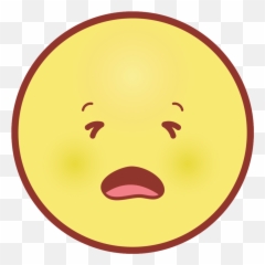 Free Emoji Face Circle Sad Png With