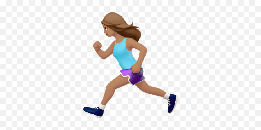 100 Emoji Transparent Png - Girl Running Emoji,Clip Art Transparent Background