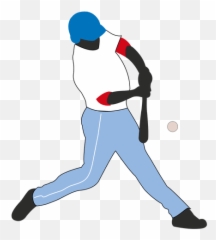 Transparent Png Svg Vector File - Bateador De Beisbol Animados,Hit Png