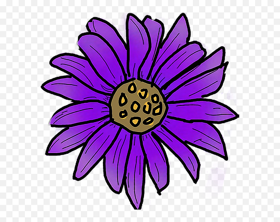 Bunga Png - Purple Rose Clipart Bunga African Daisy Clip Art,Bunga Png