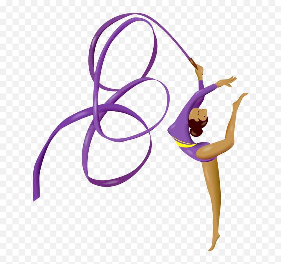 Gimnasia Ritmica Dibujo Png Clipart - Imagenes De Gimnasia Ritmica Png,Gymnast Png