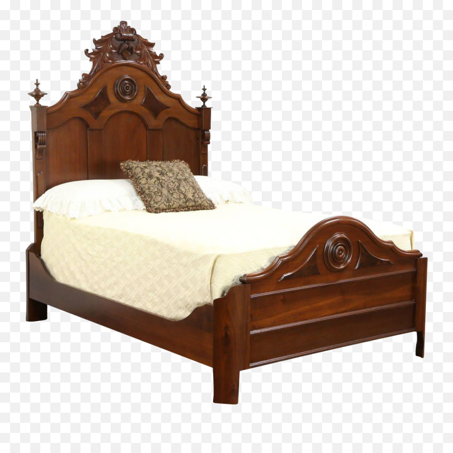 Bed Transparent Hd Png Download - Antique Bed Png,Bed Transparent