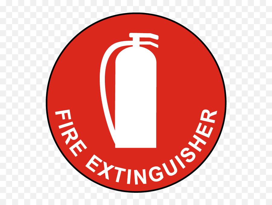 Fire Extinguisher Floor Sign - Student Welfare Organisation In Bergen Png,Fire Circle Transparent