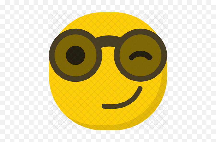 Winking Emoji Icon Of Flat Style - Happy Png,Winking Emoji Transparent
