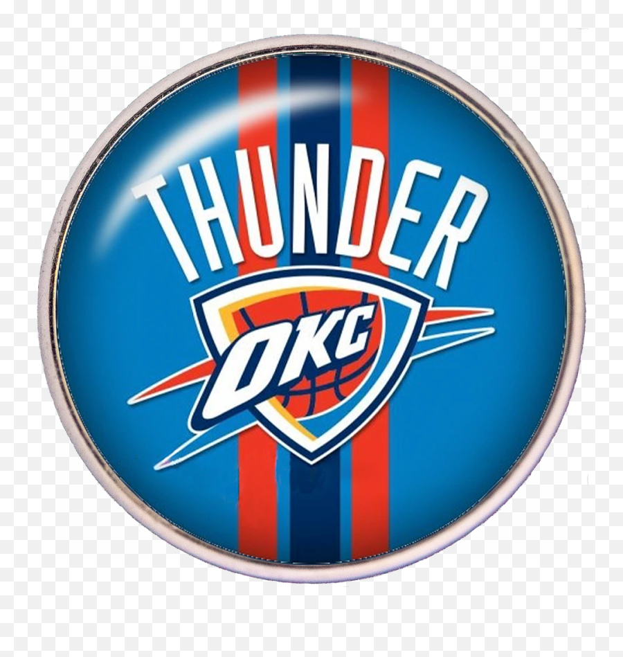 20mm Oklahoma City Thunder Nba - Oklahoma City Thunder Png,Oklahoma City Thunder Logo Png