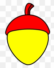 Acorn Clipart Yellow - Clip Art Png,Acorn Png